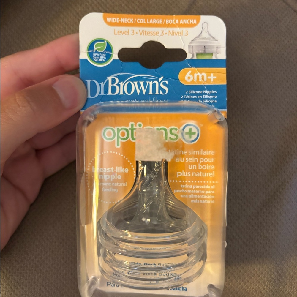 Dr. Brown's Options+ Silicone Nipples